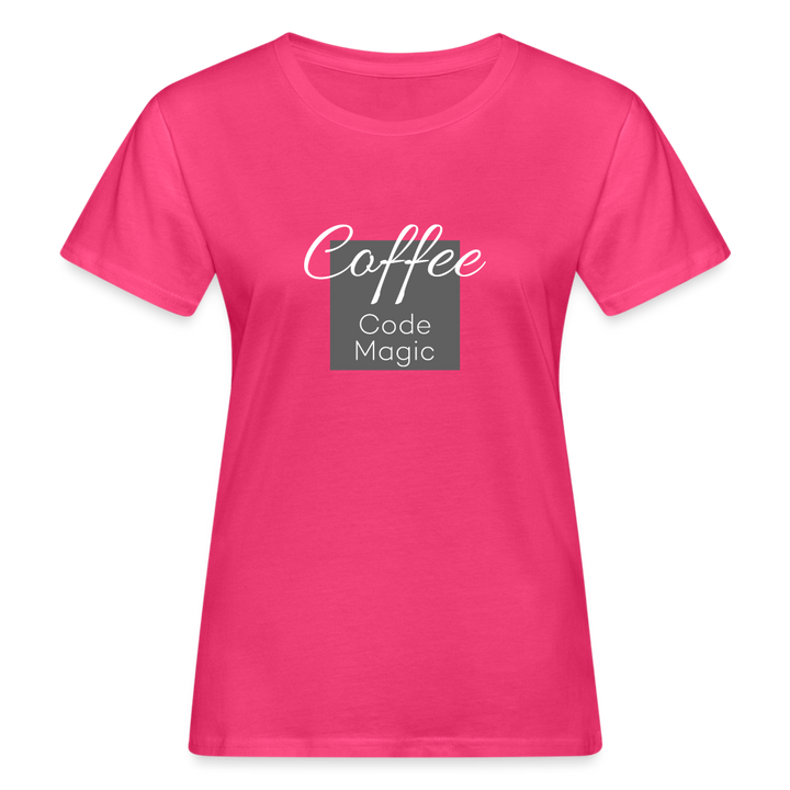 Women's Organic T-Shirt - neon pink