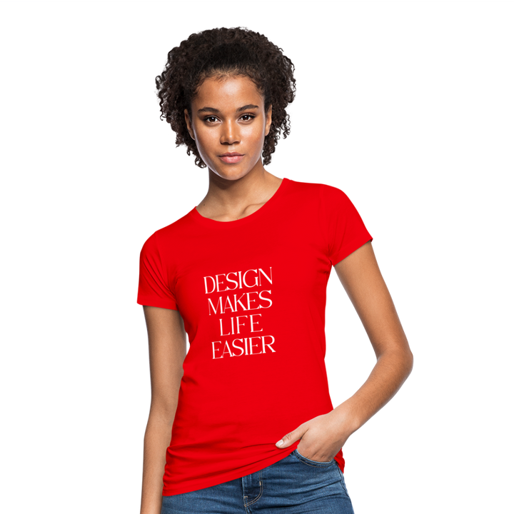 Women's Organic T-Shirt - red