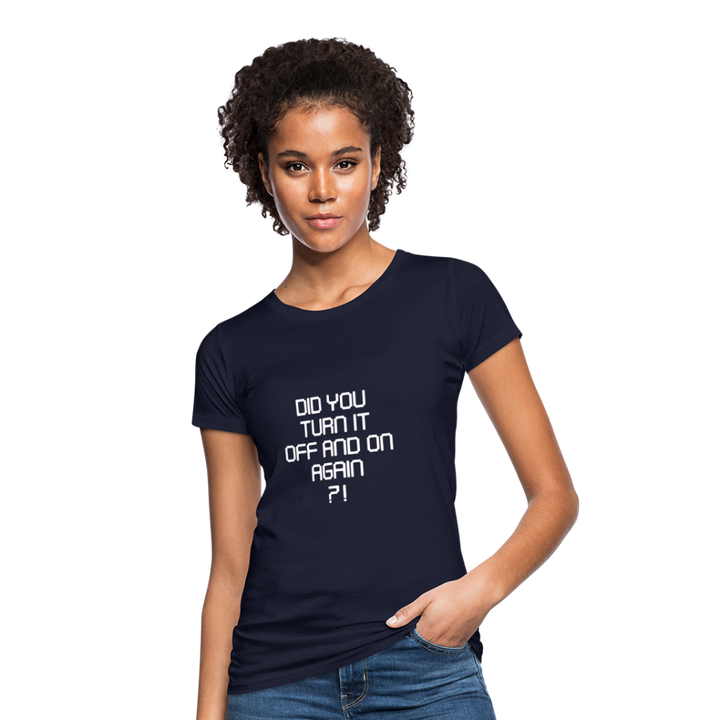 Women's Organic T-Shirt - navy