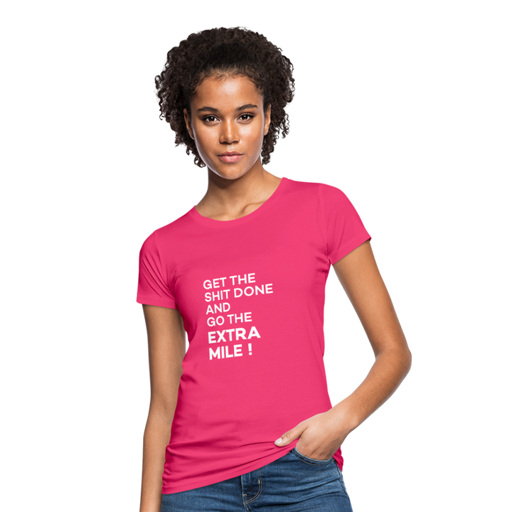 Women's Organic T-Shirt - neon pink