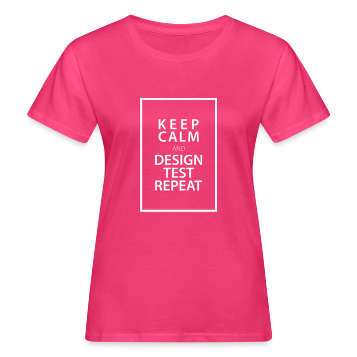 Women's Organic T-Shirt - neon pink