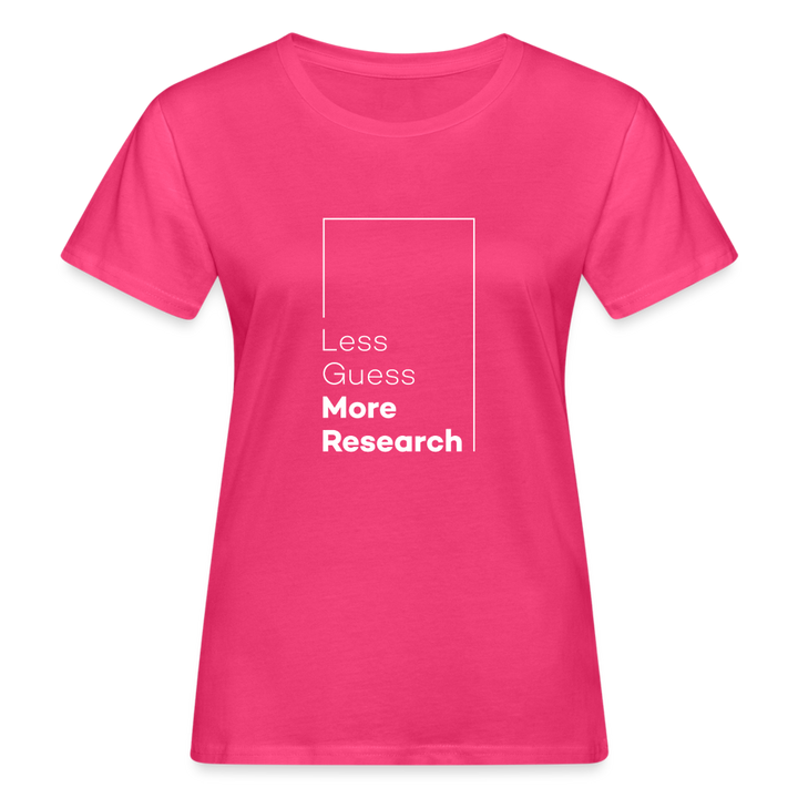 Women's Organic T-Shirt - neon pink