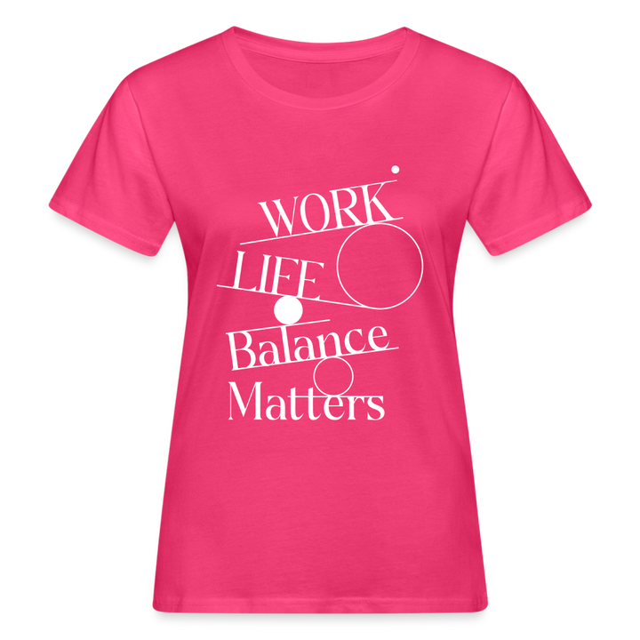 Women's Organic T-Shirt - neon pink