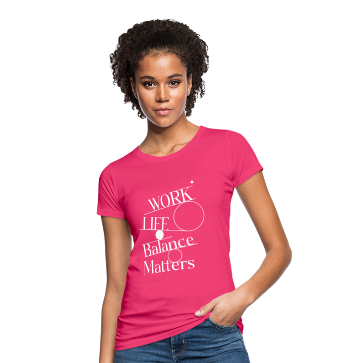 Women's Organic T-Shirt - neon pink