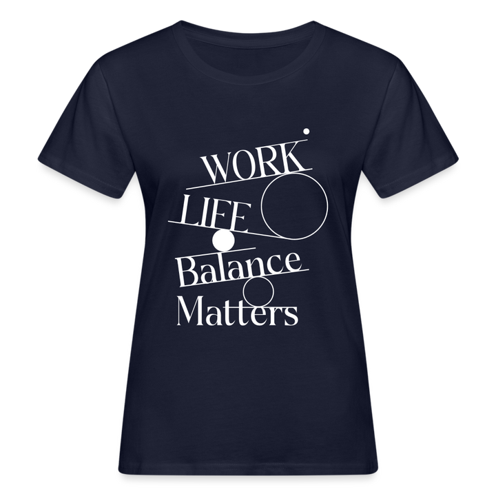 Women's Organic T-Shirt - navy