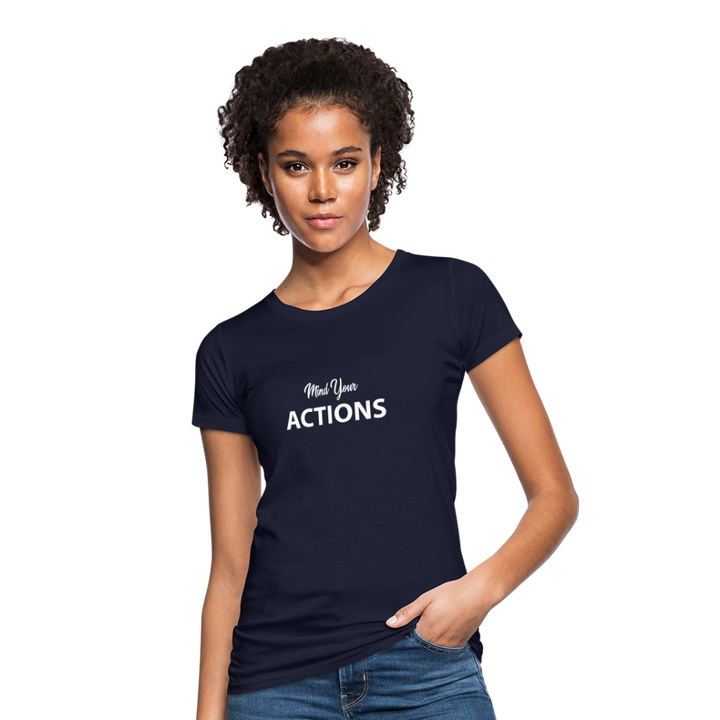 Women's Organic T-Shirt - navy