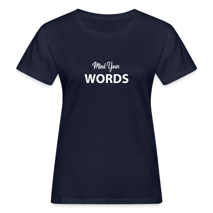 Women's Organic T-Shirt - navy