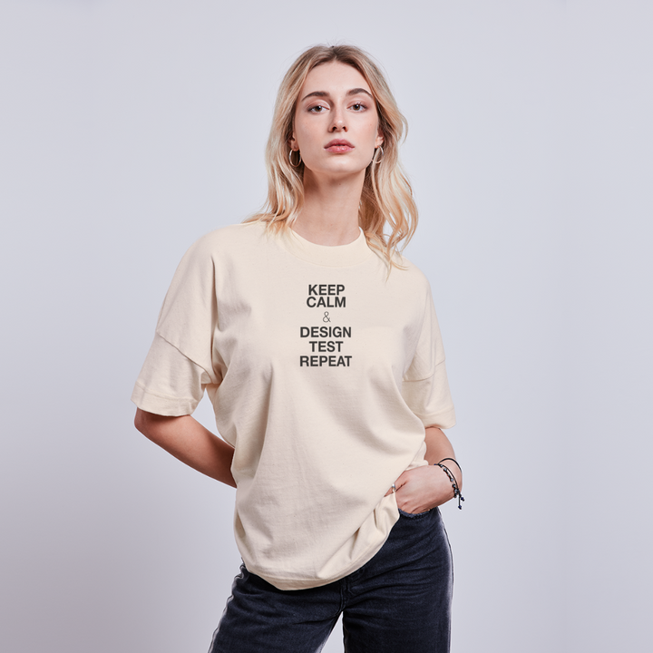 Stanley/Stella BLASTER unisex oversize organic T-shirt - natural raw