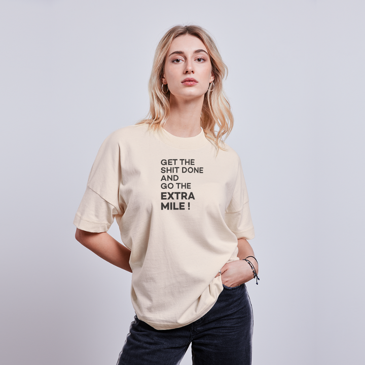 Stanley/Stella BLASTER unisex oversize organic T-shirt - natural raw